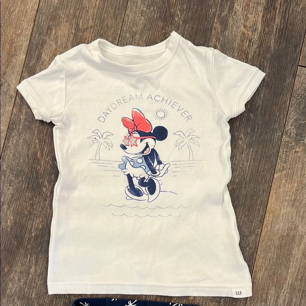 Gap Disney Kids Pajama Set - White and Navy